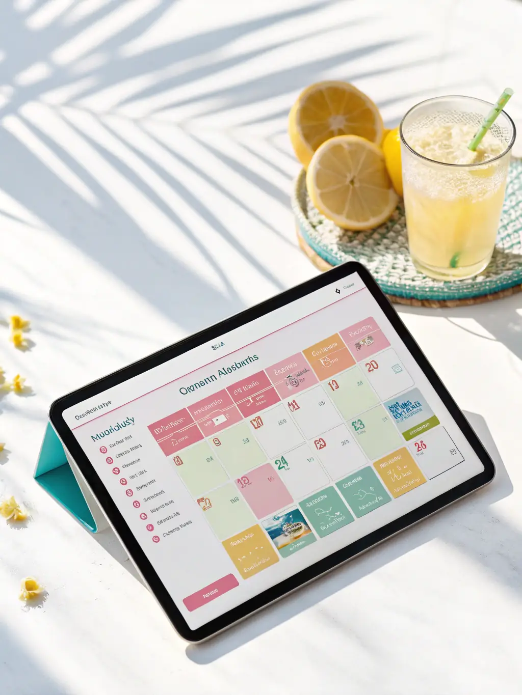 A calendar interface showing flexible booking options for the mobile sauna, emphasizing the ease of scheduling.
